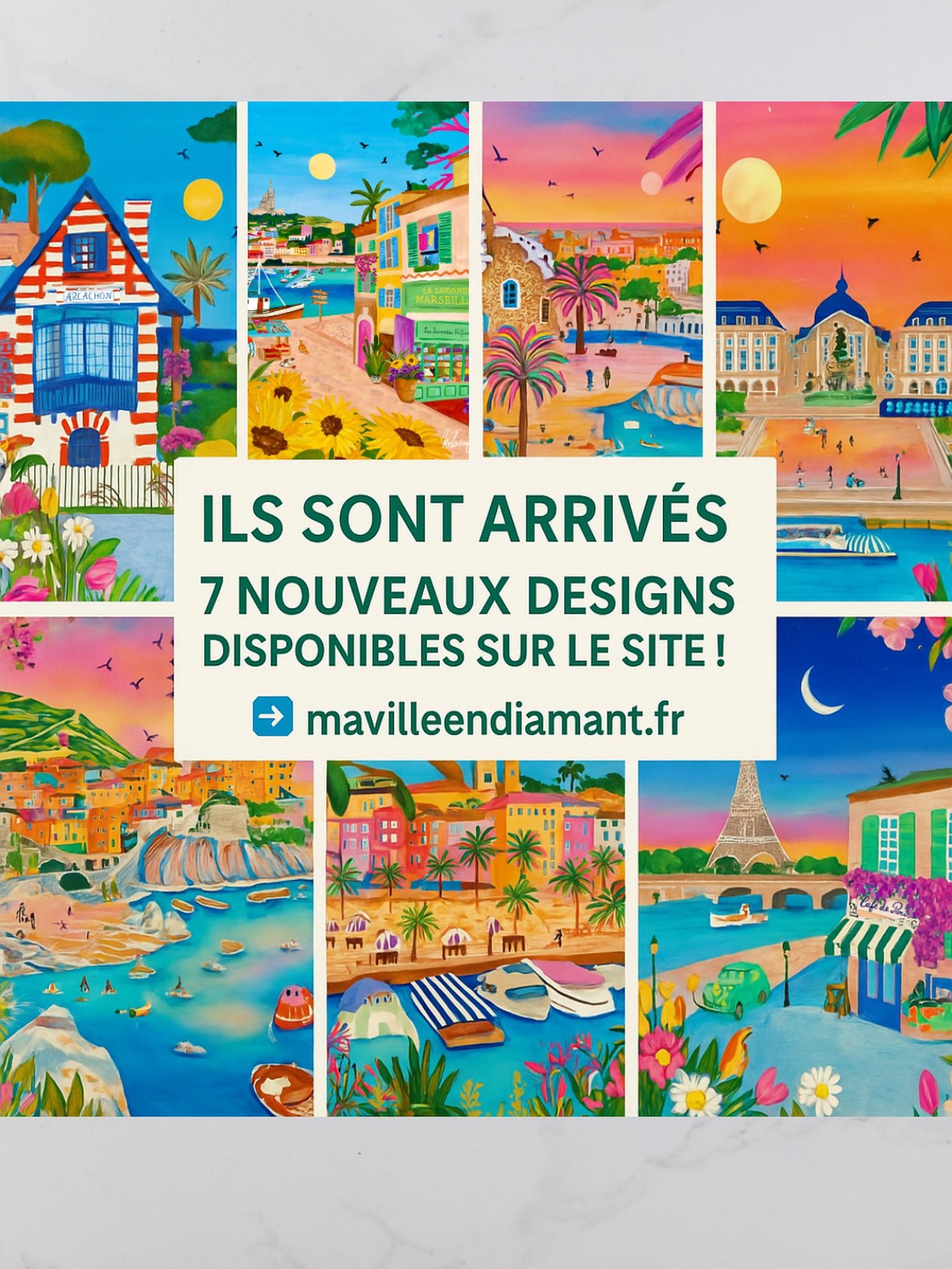 ✨ 7 nouveaux designs exclusifs disponibles sur Ma Ville en Diamant ! - Ma Ville en Diamant