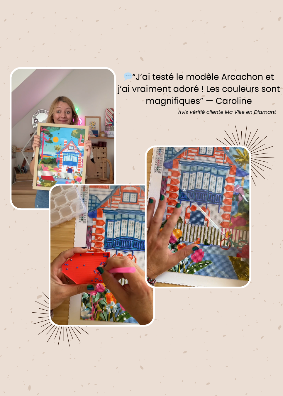 Arcachon maison au bord de l'eau - Peinture en Diamant