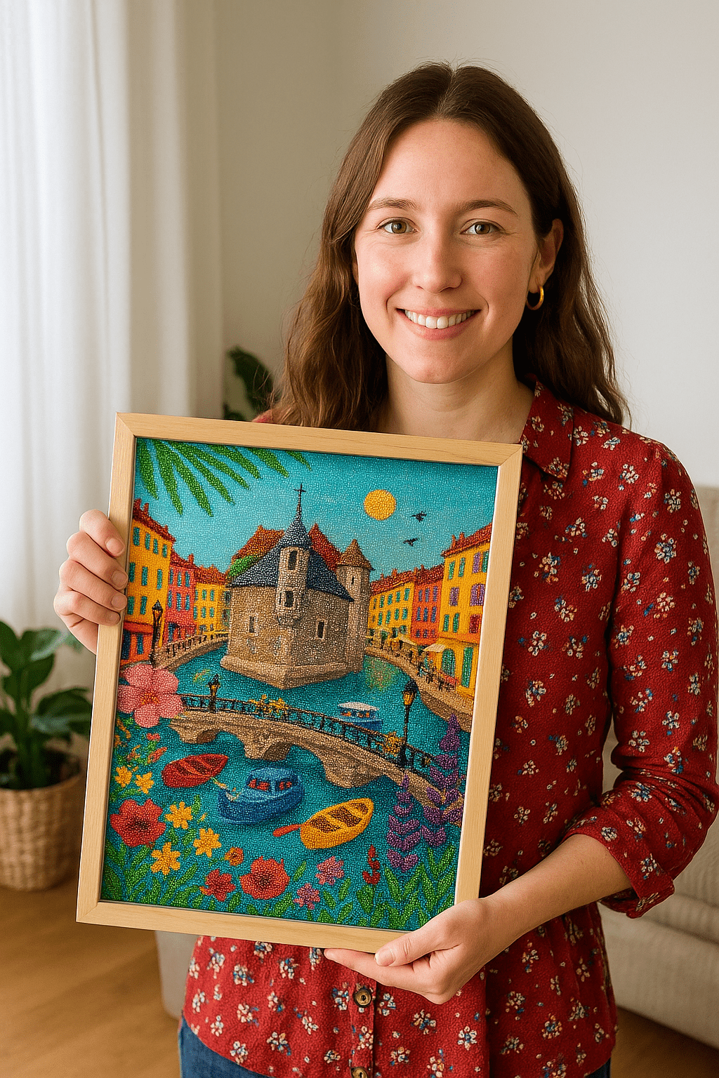 Annecy le Palais de l’Isle – Peinture en Diamant - Ma Ville en Diamant