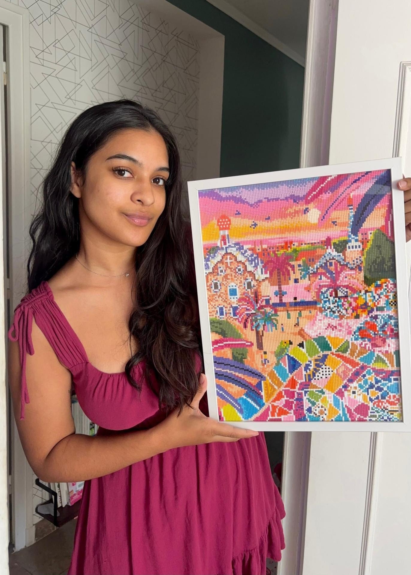 Barcelone Parc Güell - Peinture en Diamant - Ma Ville en Diamant