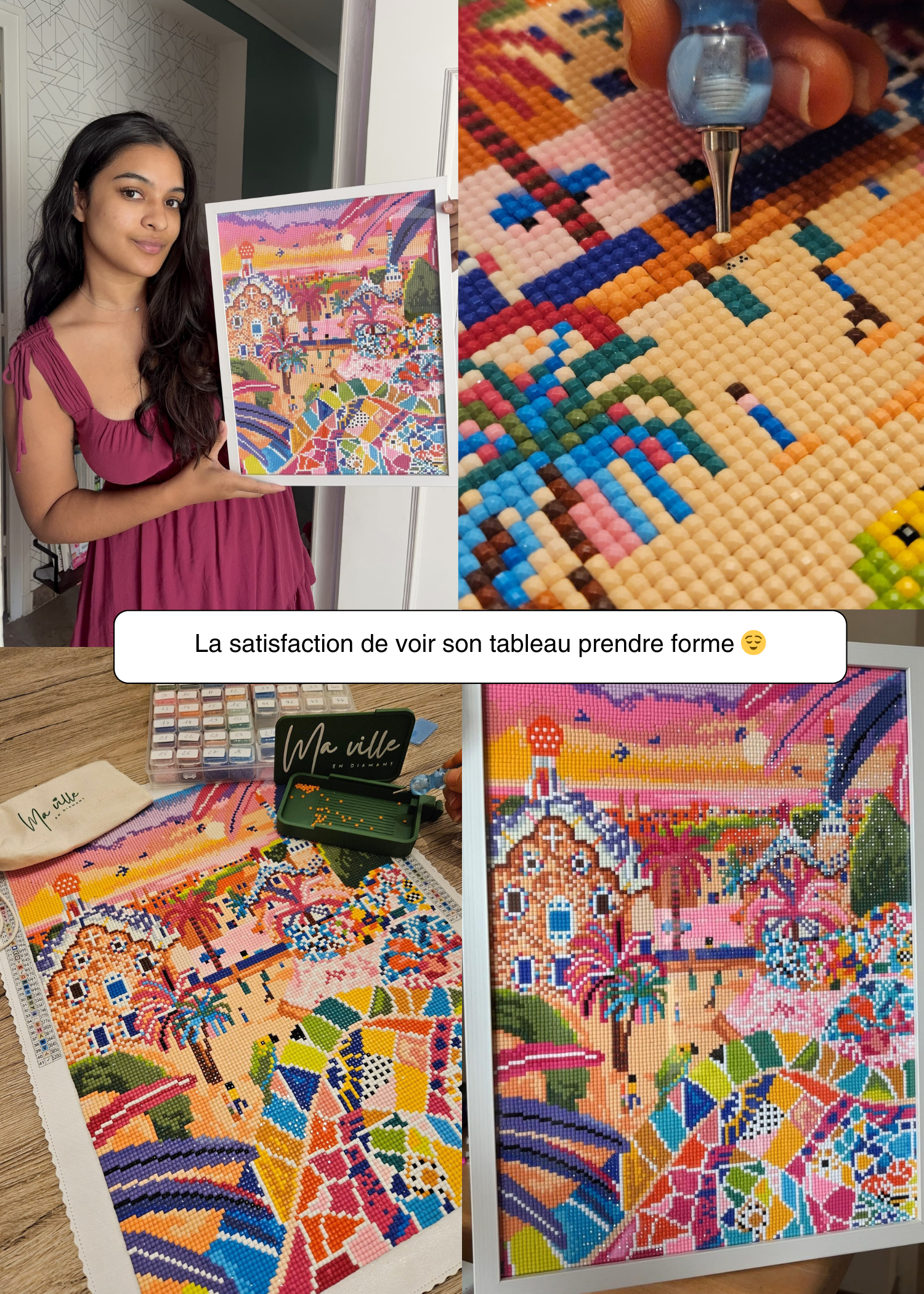 Barcelone Parc Güell - Peinture en Diamant