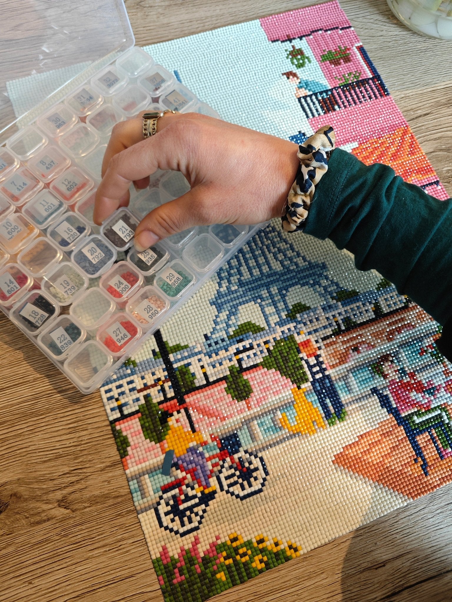 Boîte de Rangement 56 Cellules pour Diamants – Organisation et Praticité - Ma Ville en Diamant