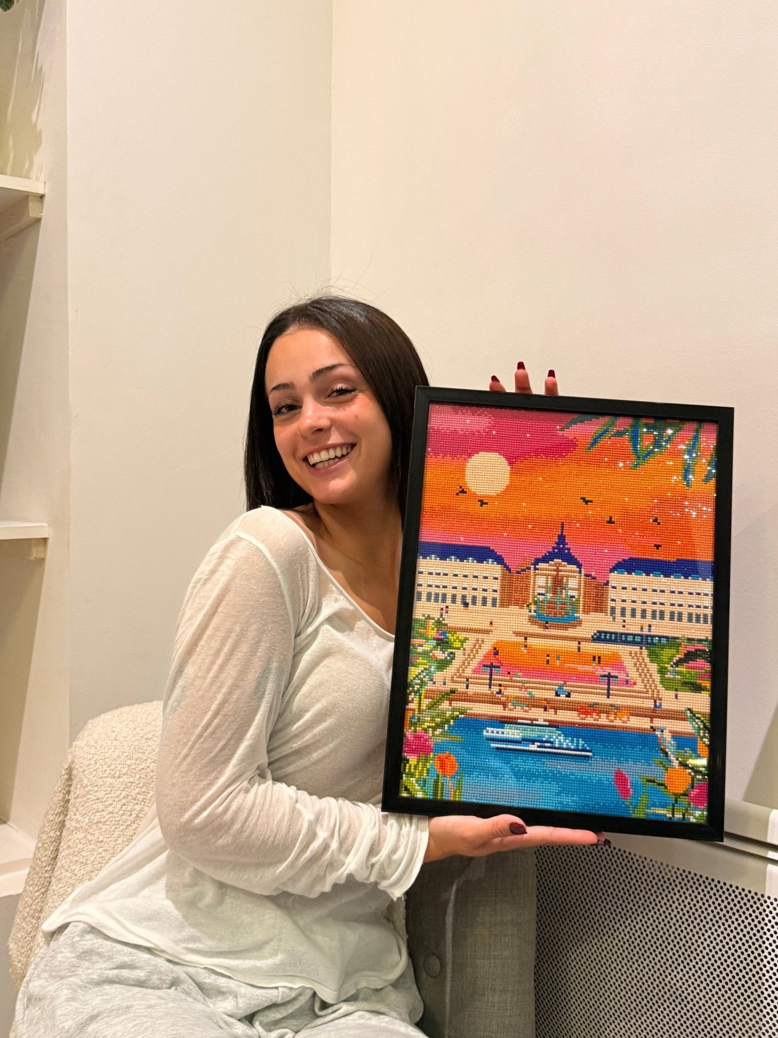 Bordeaux la Place de la Bourse - Peinture en Diamant - Ma Ville en Diamant