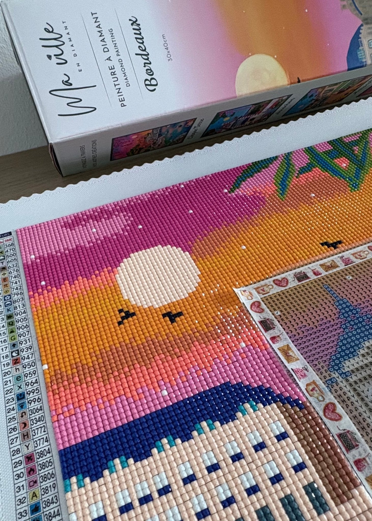 Bordeaux la Place de la Bourse - Peinture en Diamant - Ma Ville en Diamant