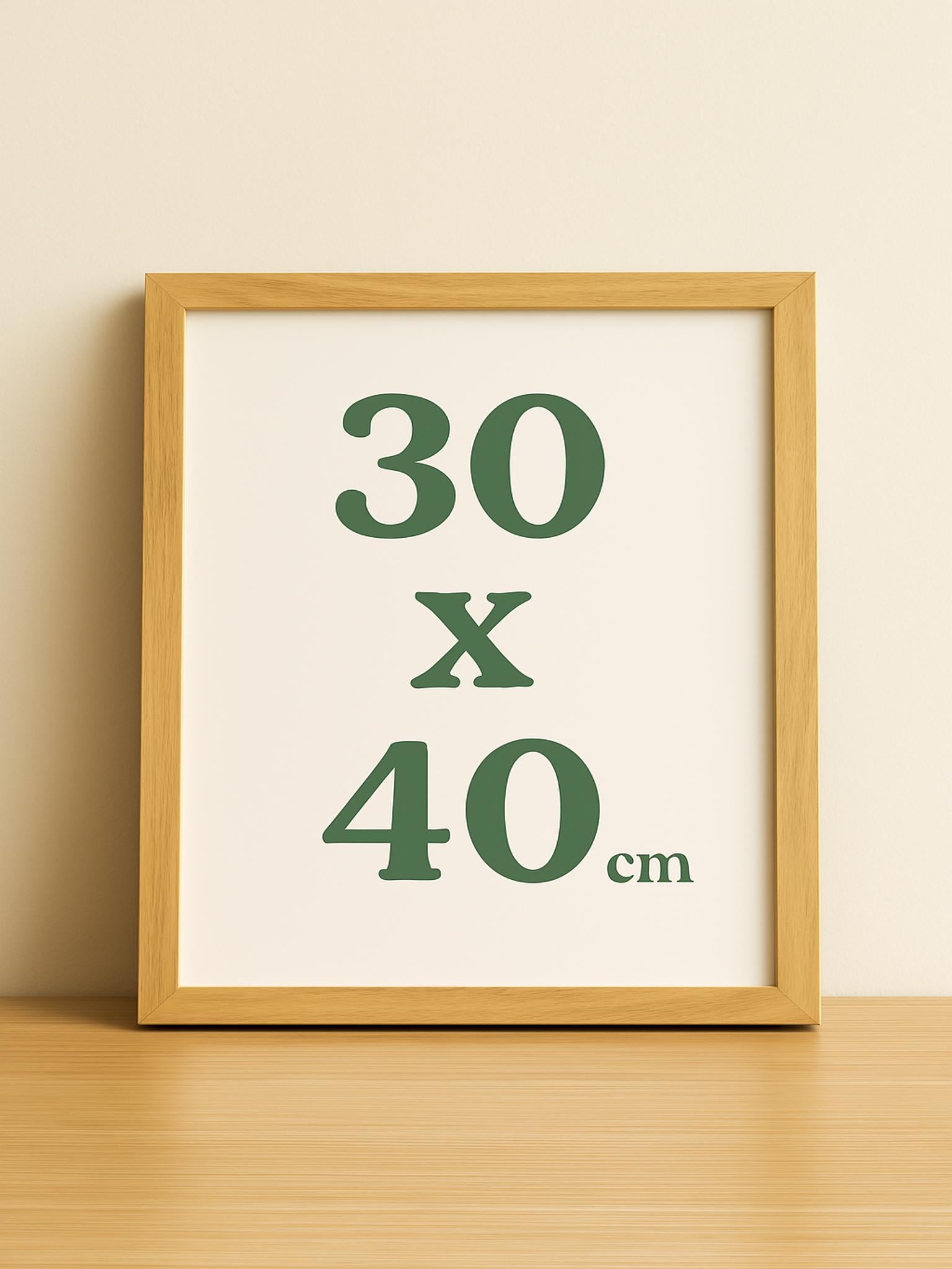 Cadre en Bois 30x40 cm adapté aux Peintures Diamants - Ma Ville en Diamant