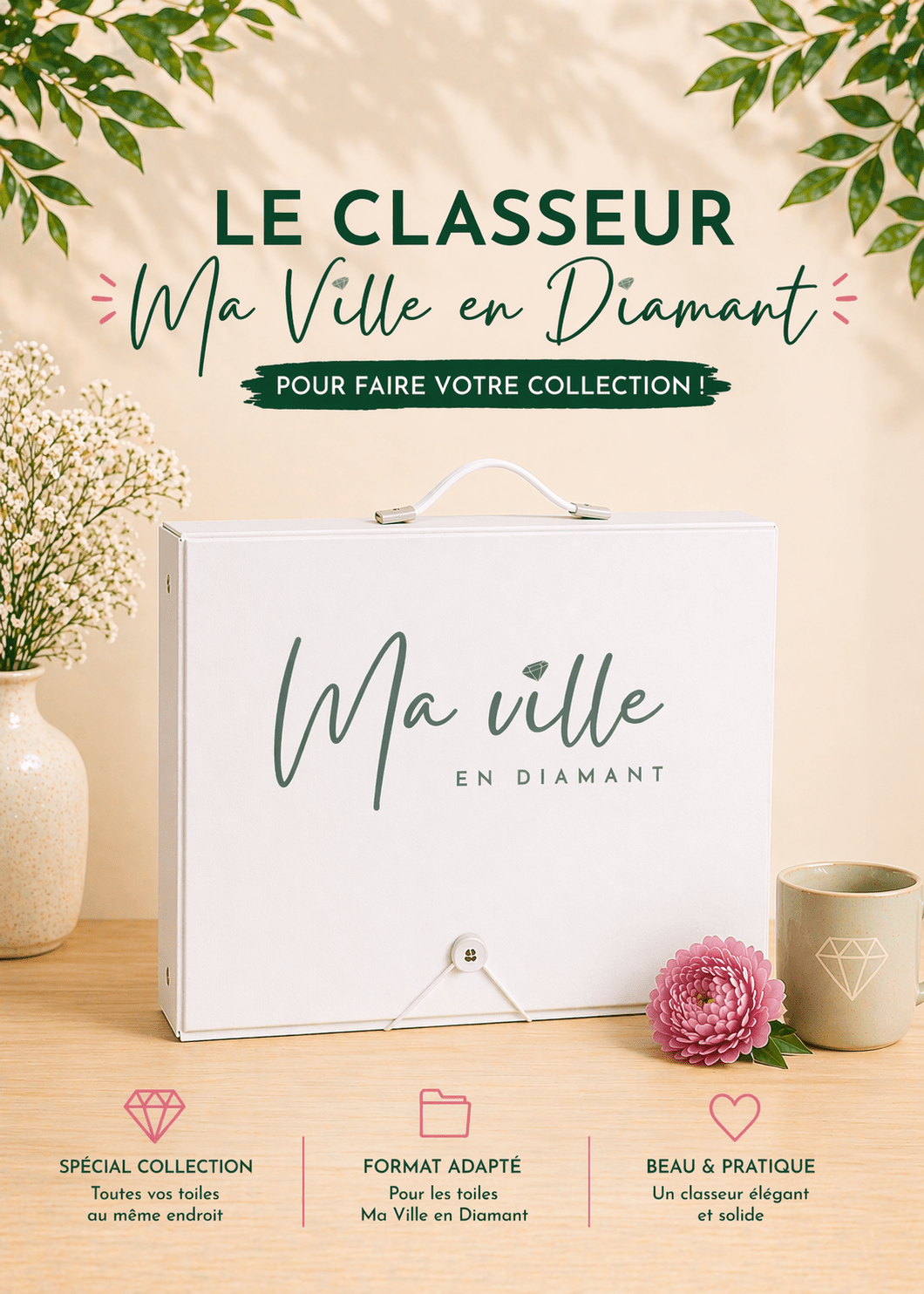 Classeur de rangement des toiles – Ma Ville en Diamant - Ma Ville en Diamant