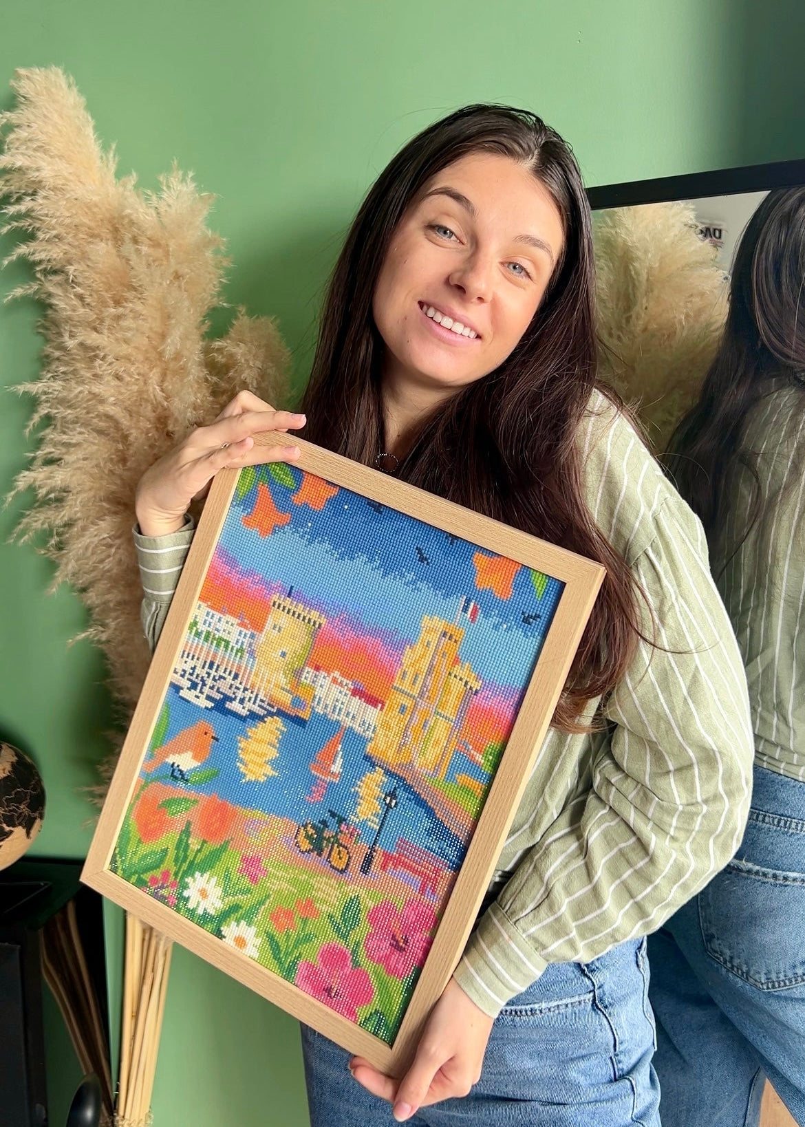 La Rochelle les Tours du Vieux - Port – Peinture en Diamant - Ma Ville en Diamant