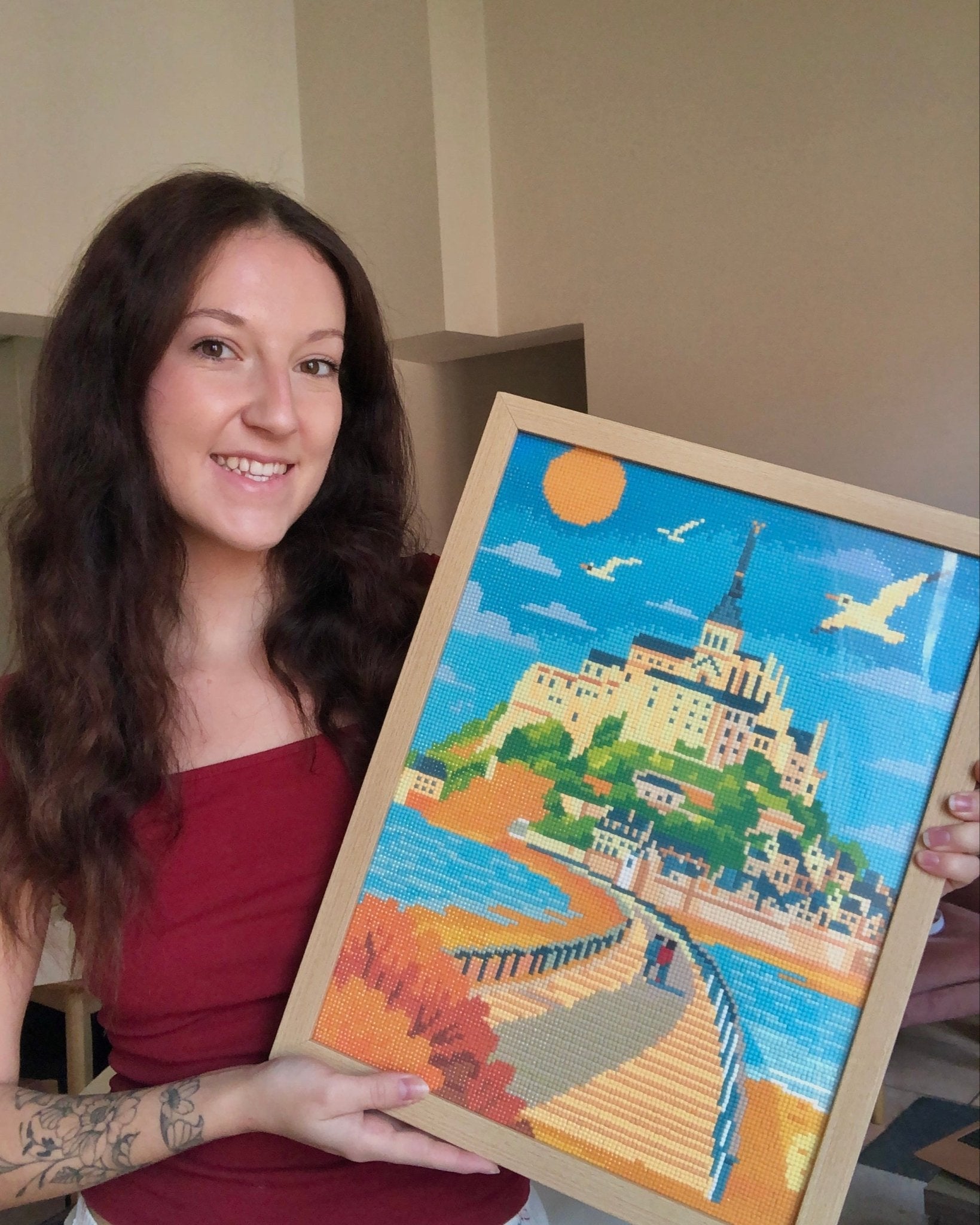 Mont Saint Michel - Peinture en Diamant - Ma Ville en Diamant