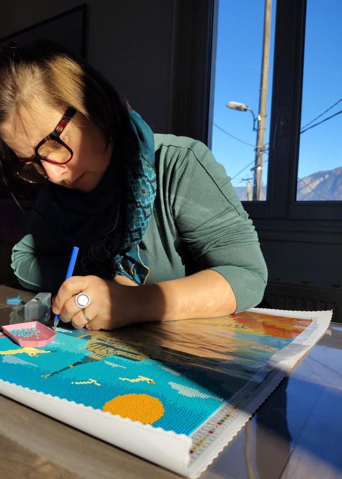 Mont Saint Michel - Peinture en Diamant - Ma Ville en Diamant