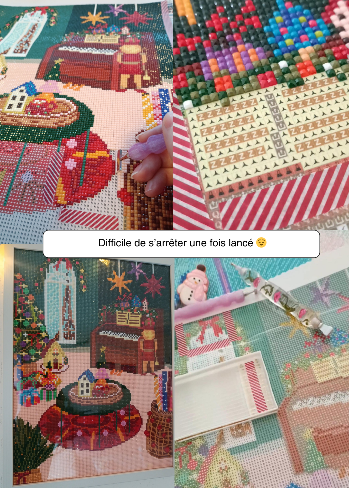 Paris à Noël – Peinture en Diamant - Ma Ville en Diamant