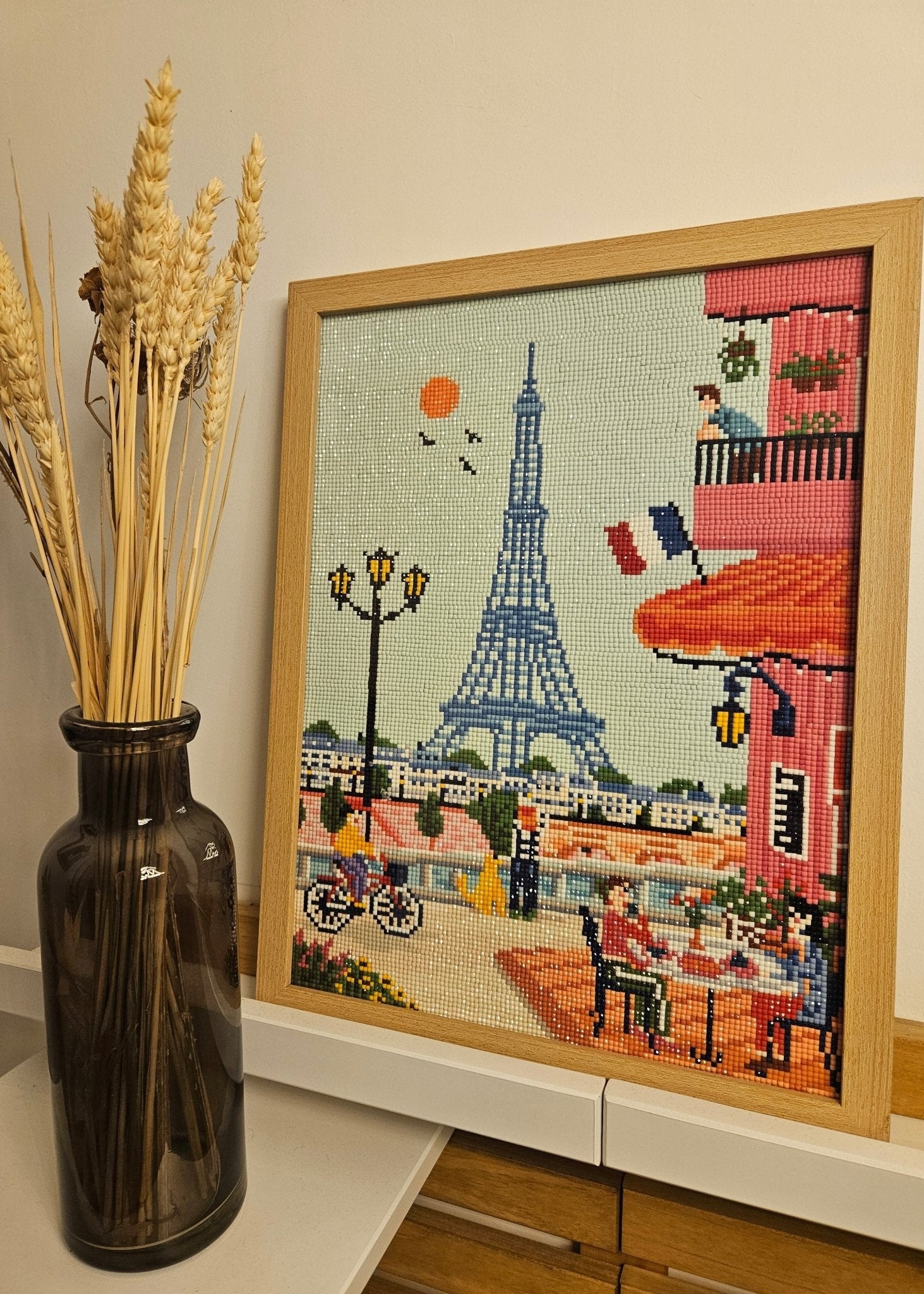 Peinture en Diamant Paris Tour Eiffel 30x40cm - Kit complet Diamond Painting - Ma Ville en Diamant