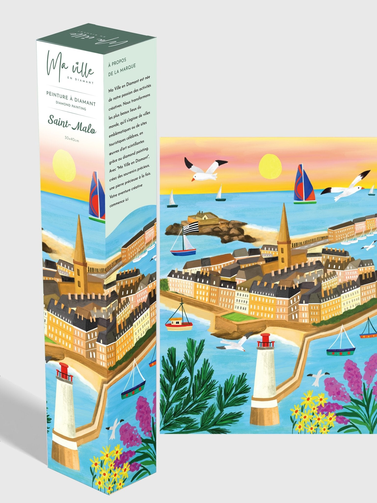 Saint Malo - Peinture en Diamant - Ma Ville en Diamant