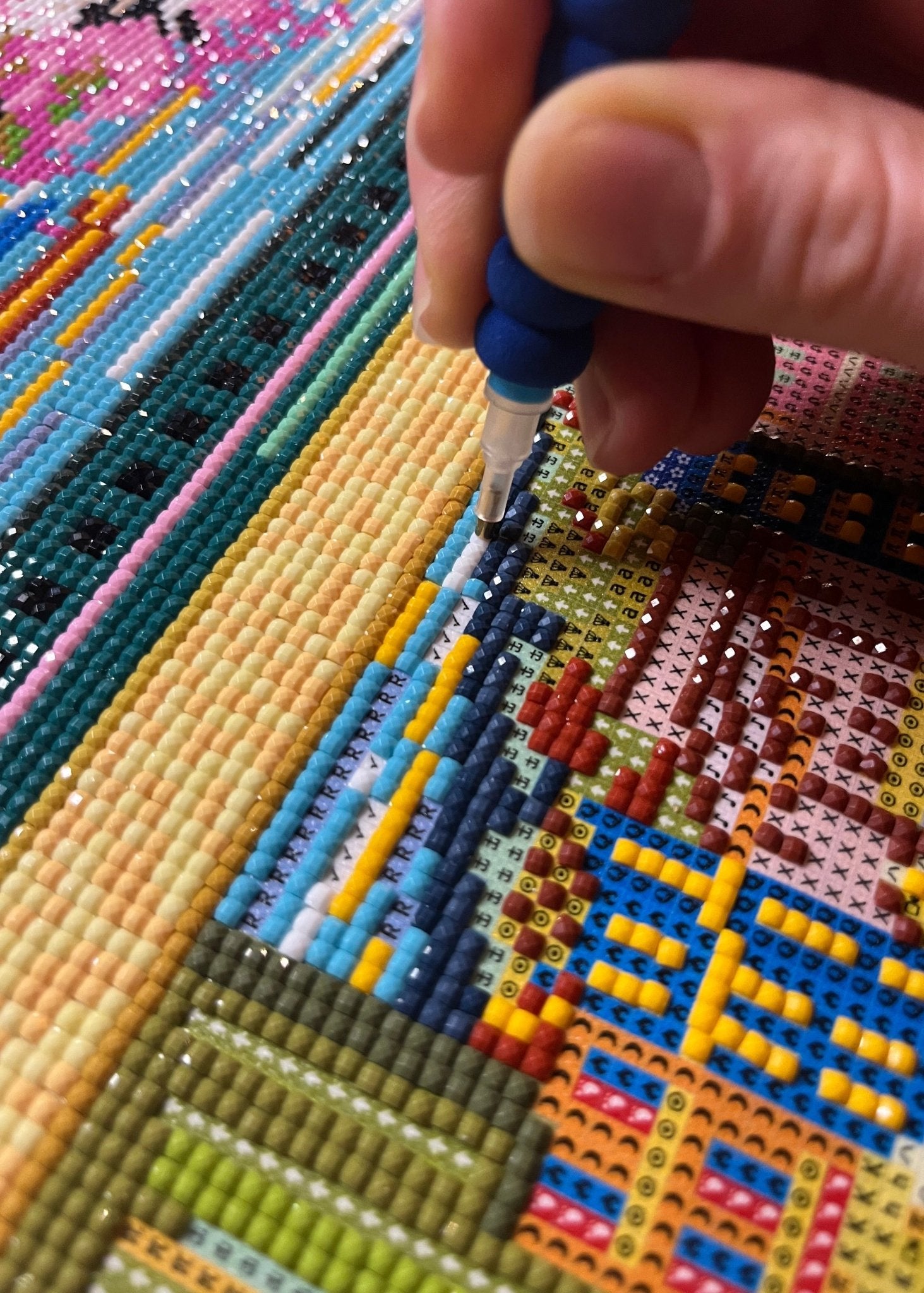 Tokyo vue Mont Fuji – Peinture en Diamant - Ma Ville en Diamant