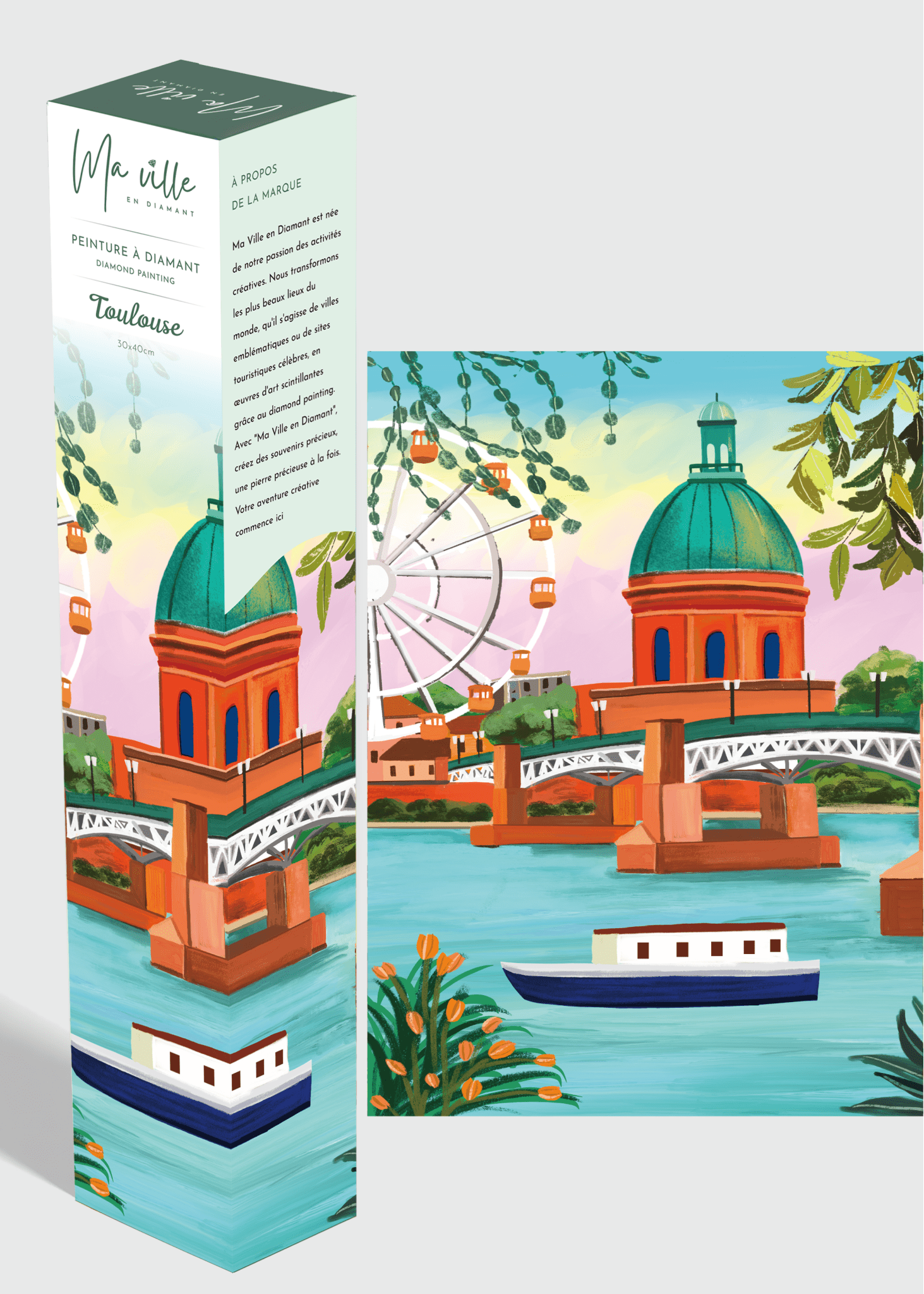 Toulouse - Diamond Painting - Ma Ville en Diamant