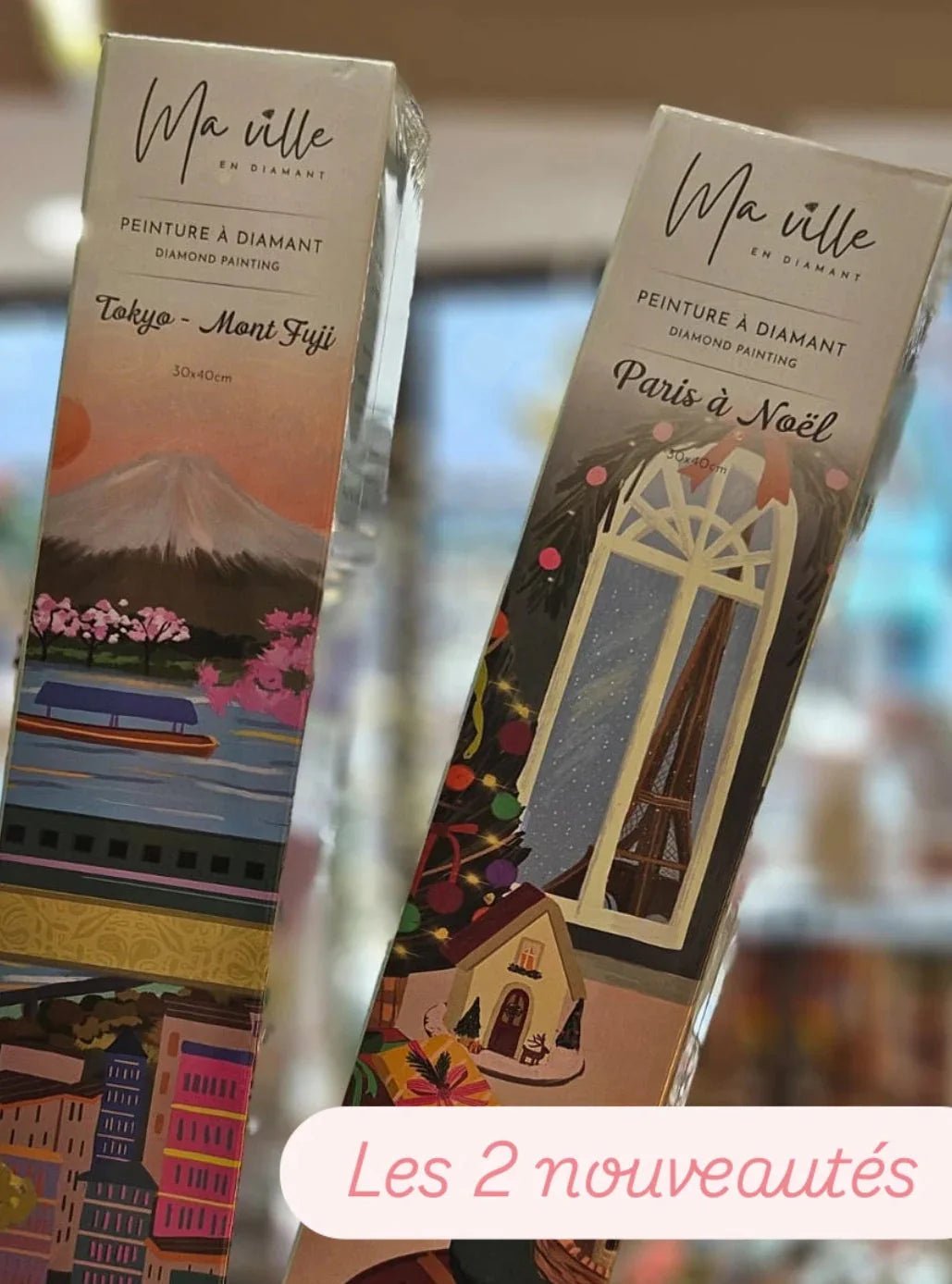 Deux nouveaux modèles à découvrir : l’un fête Noël à Paris, l’autre vous emmène à Tokyo ! - Ma Ville en Diamant