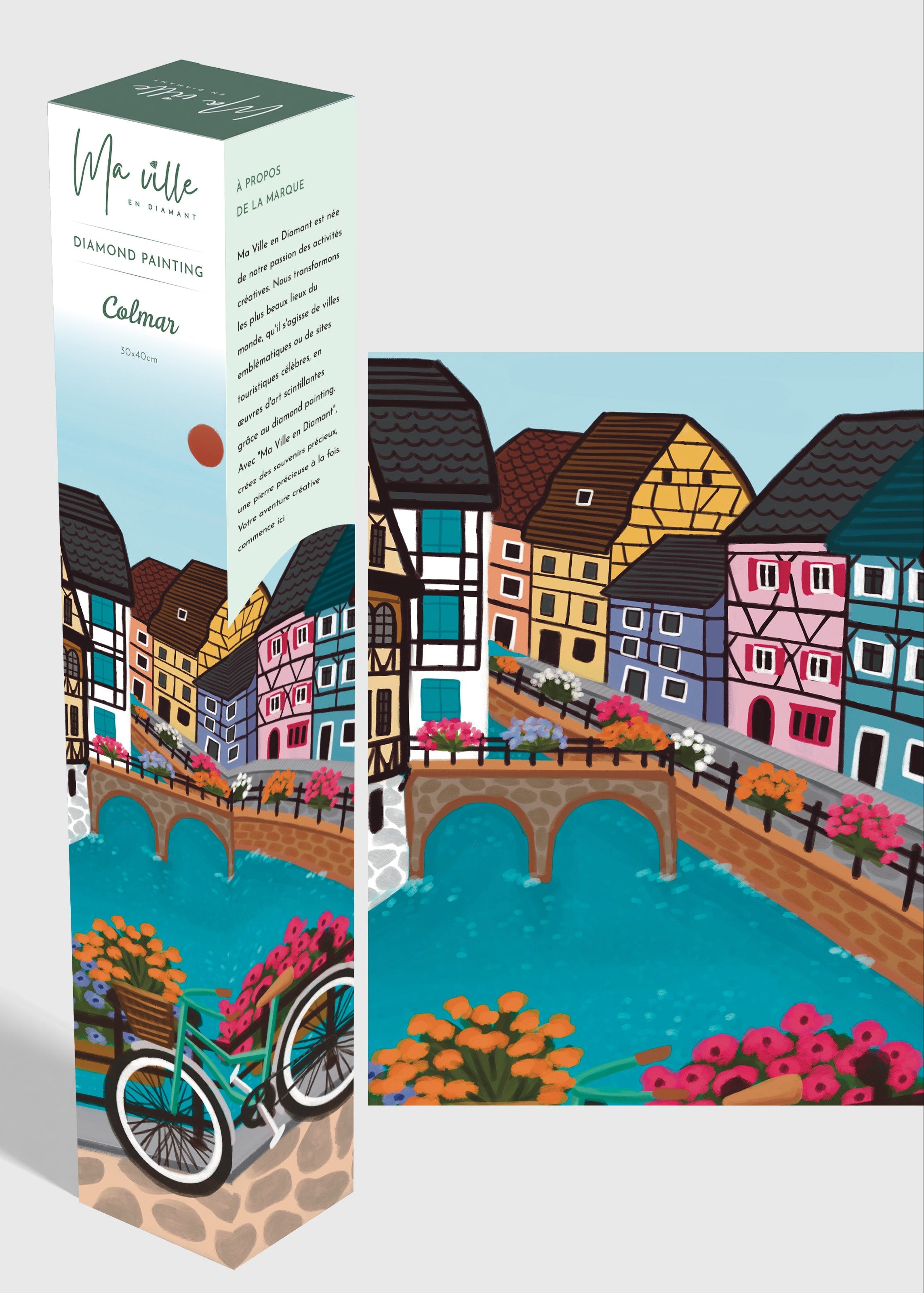Colmar et ses maisons en colombages - Diamond Painting