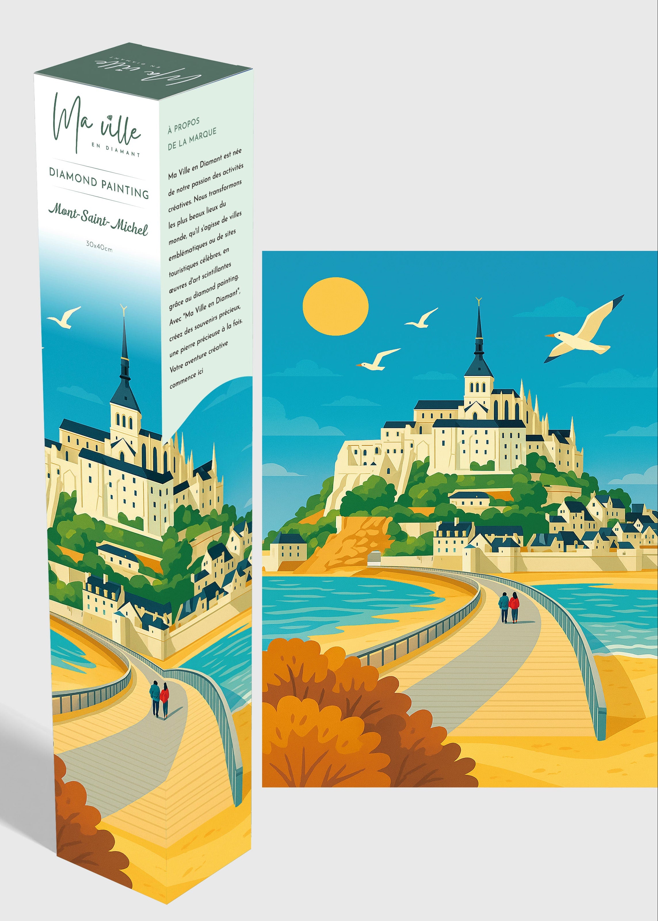 Mont Saint Michel - Diamond Painting