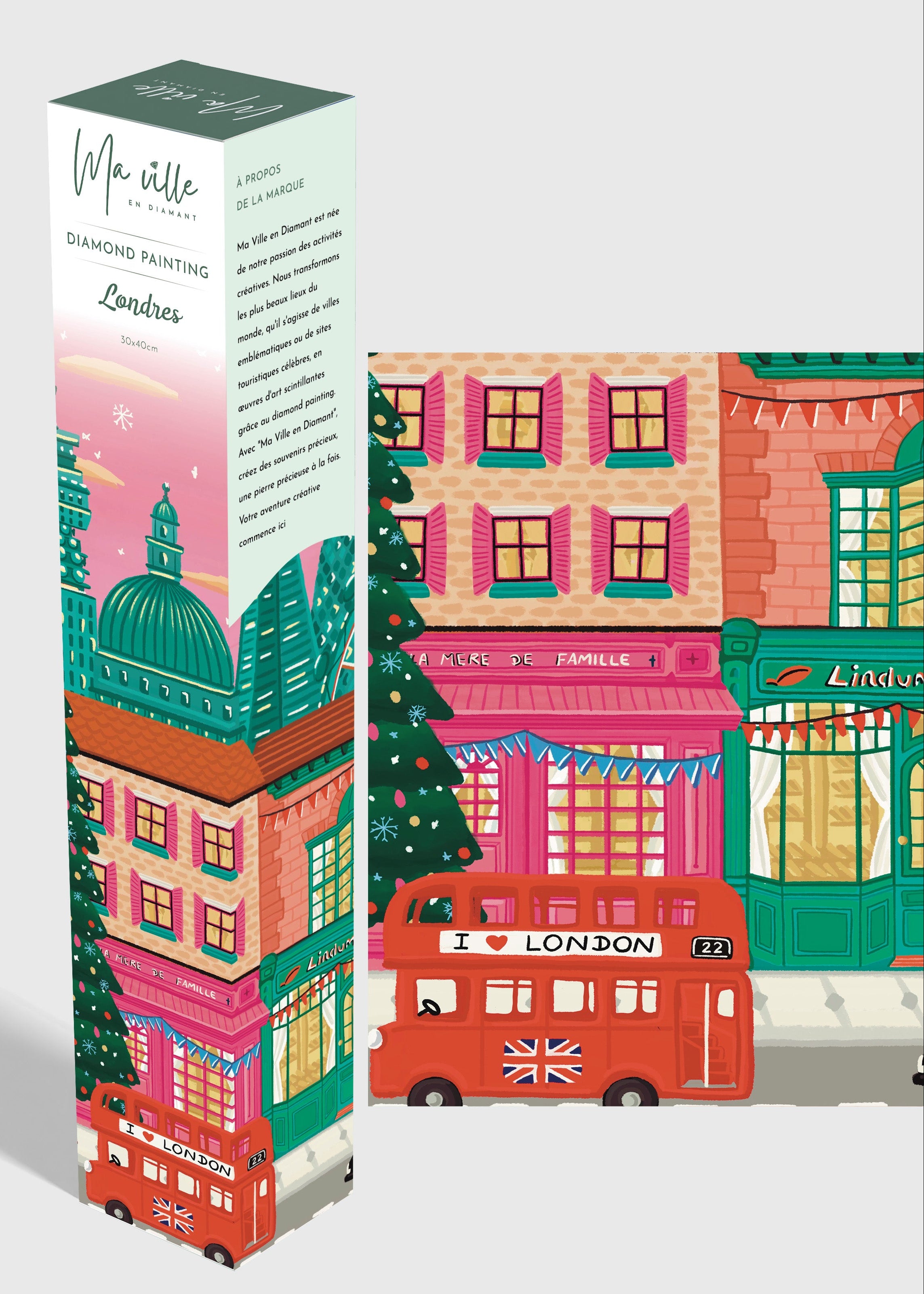 Londres à Noël - Diamond Painting