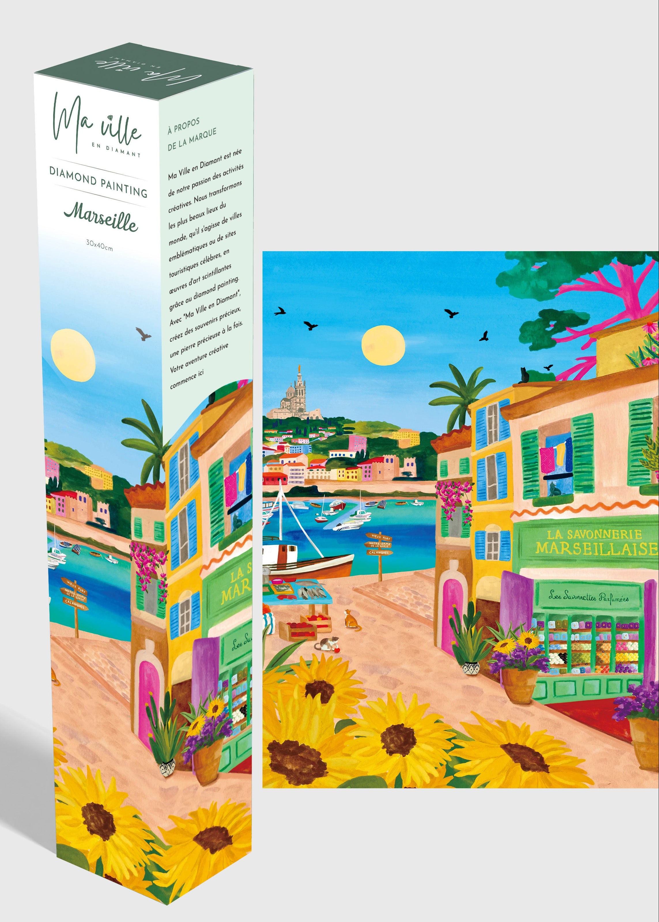 Marseille le vieux port - Diamond Painting