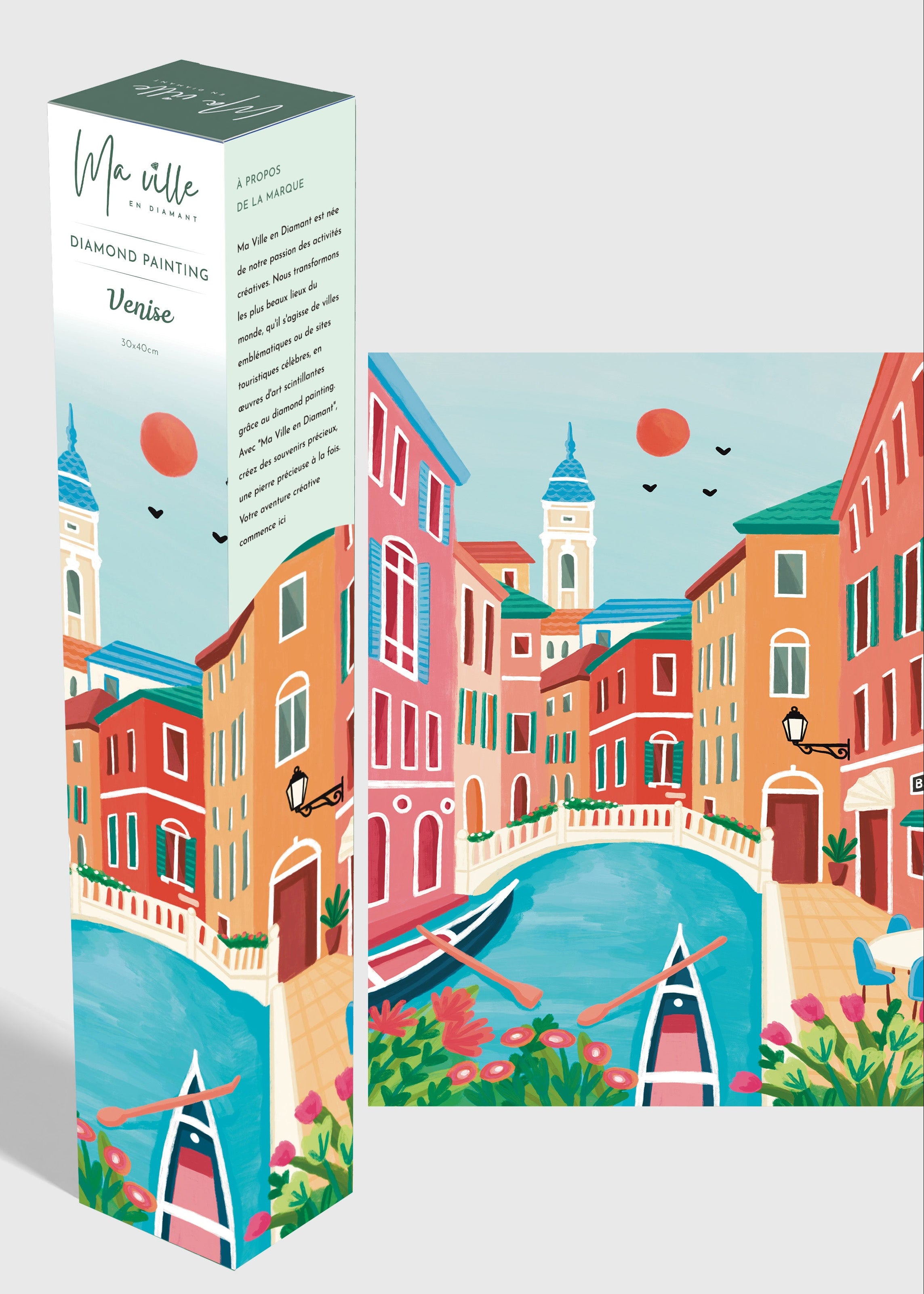 Venise en gondole - Diamond Painting