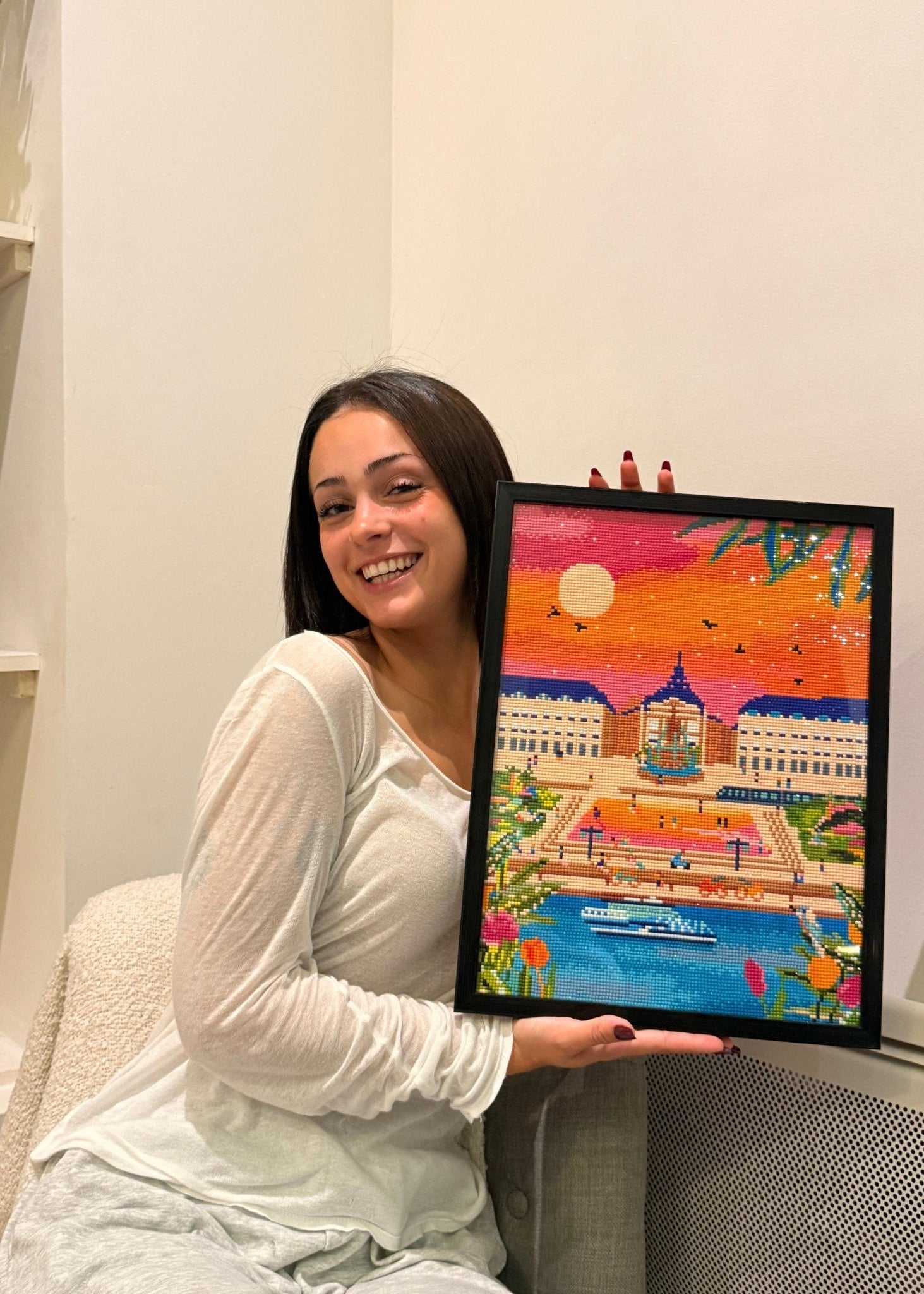 Bordeaux la Place de la Bourse - Peinture en Diamant - Ma Ville en Diamant