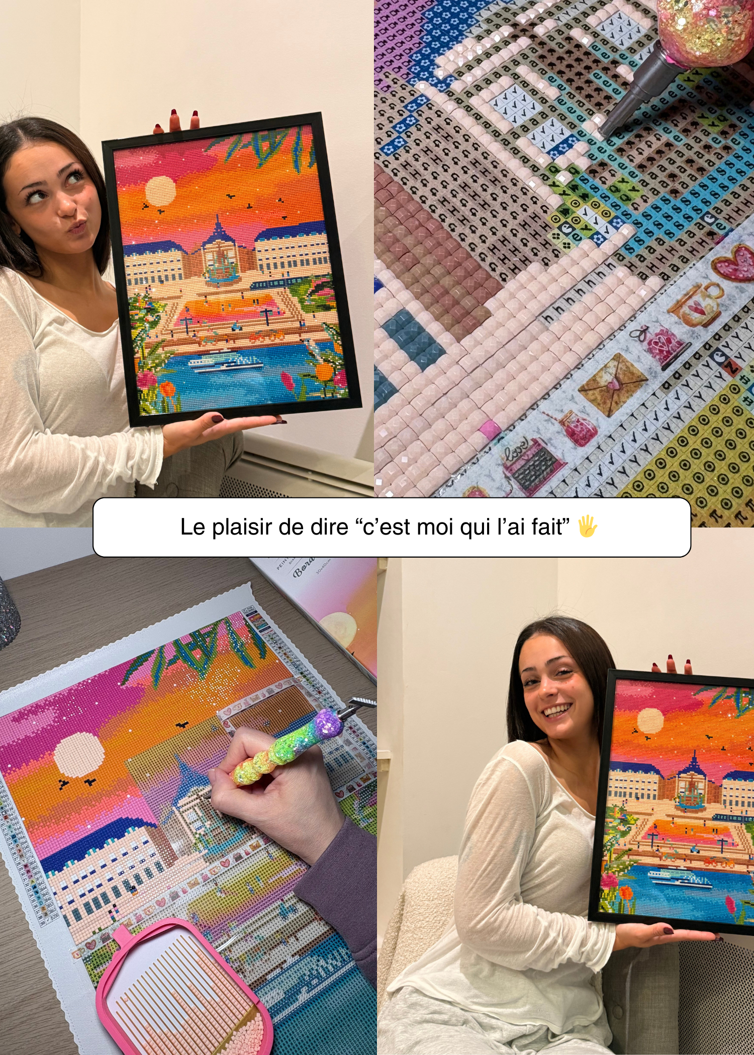 Bordeaux la Place de la Bourse - Peinture en Diamant