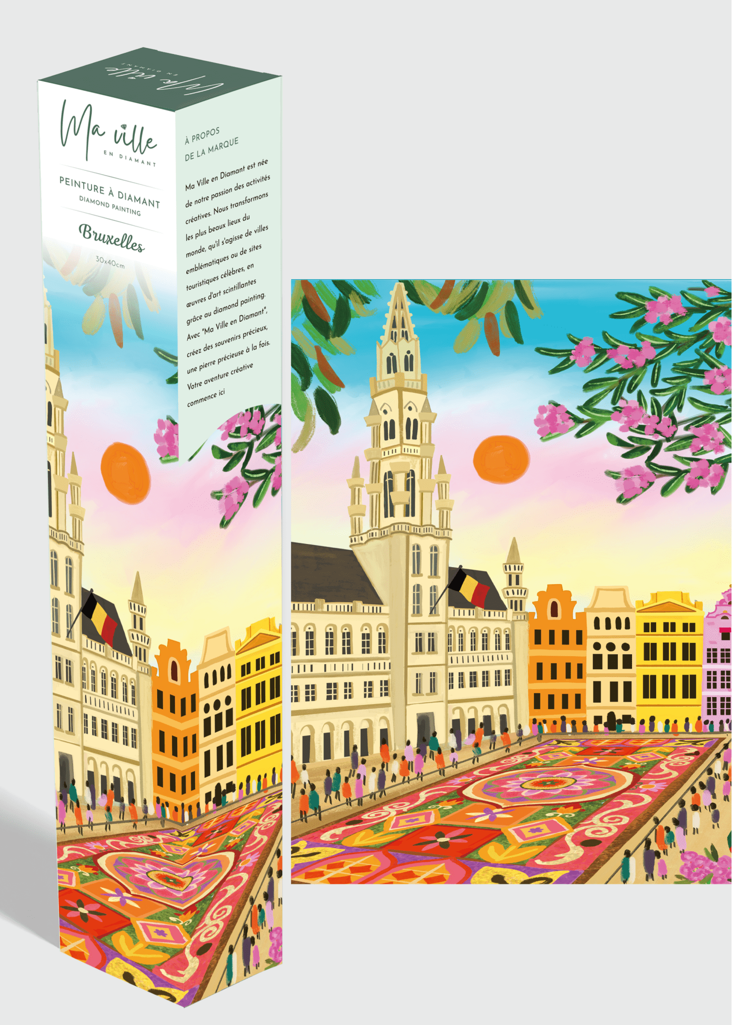 Bruxelles - Diamond Painting - Ma Ville en Diamant