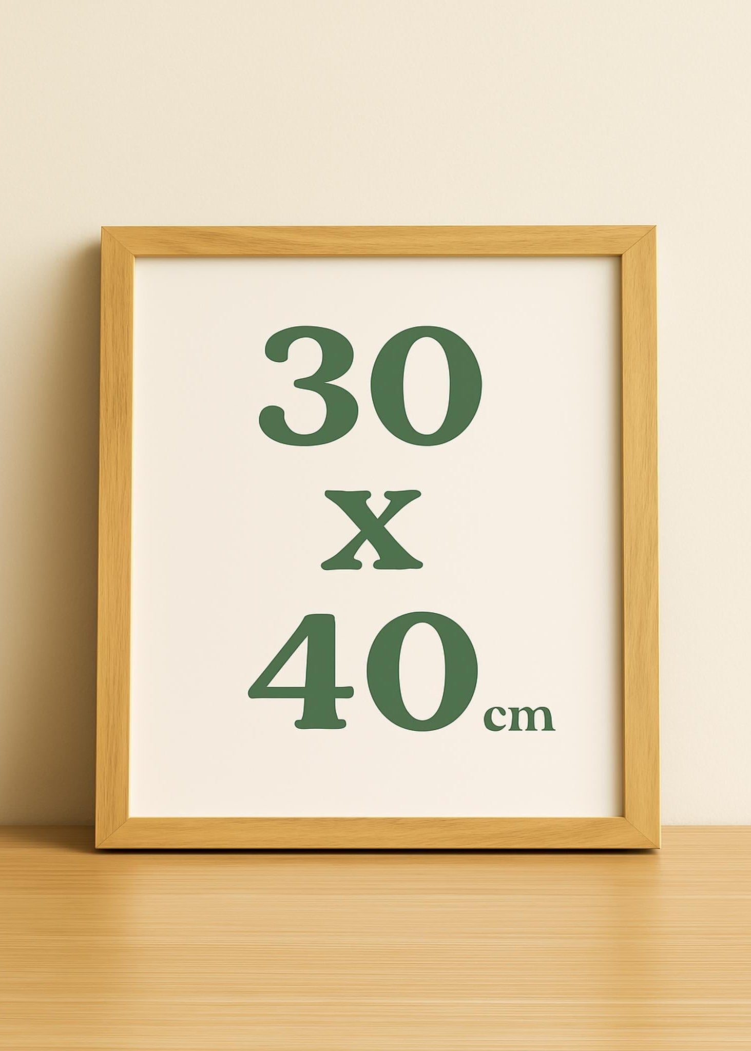 Cadre en Bois 30x40 cm adapté aux Peintures Diamants - Ma Ville en Diamant