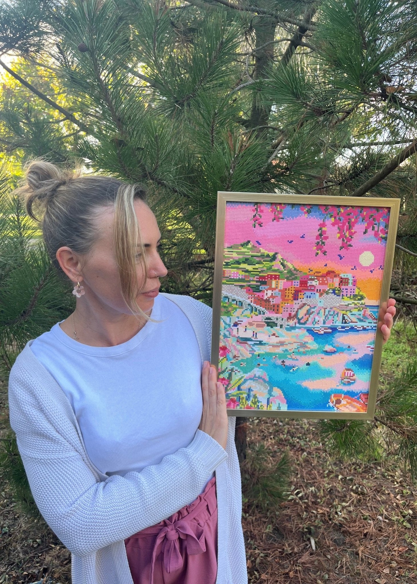 Cinque Terre et ses maisons colorées - Peinture en Diamant - Ma Ville en Diamant