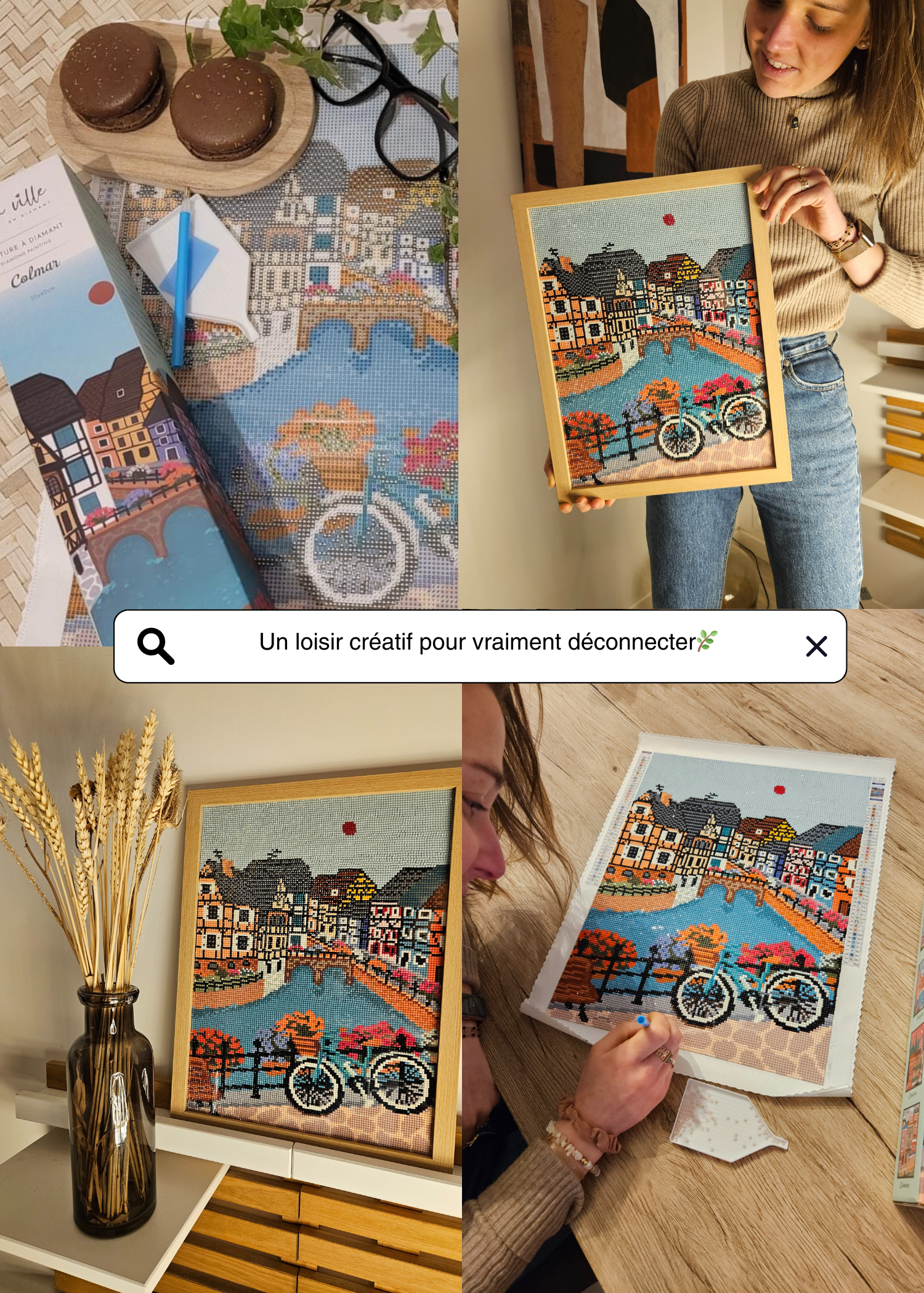 Colmar et ses maisons en colombages - Peinture en Diamant