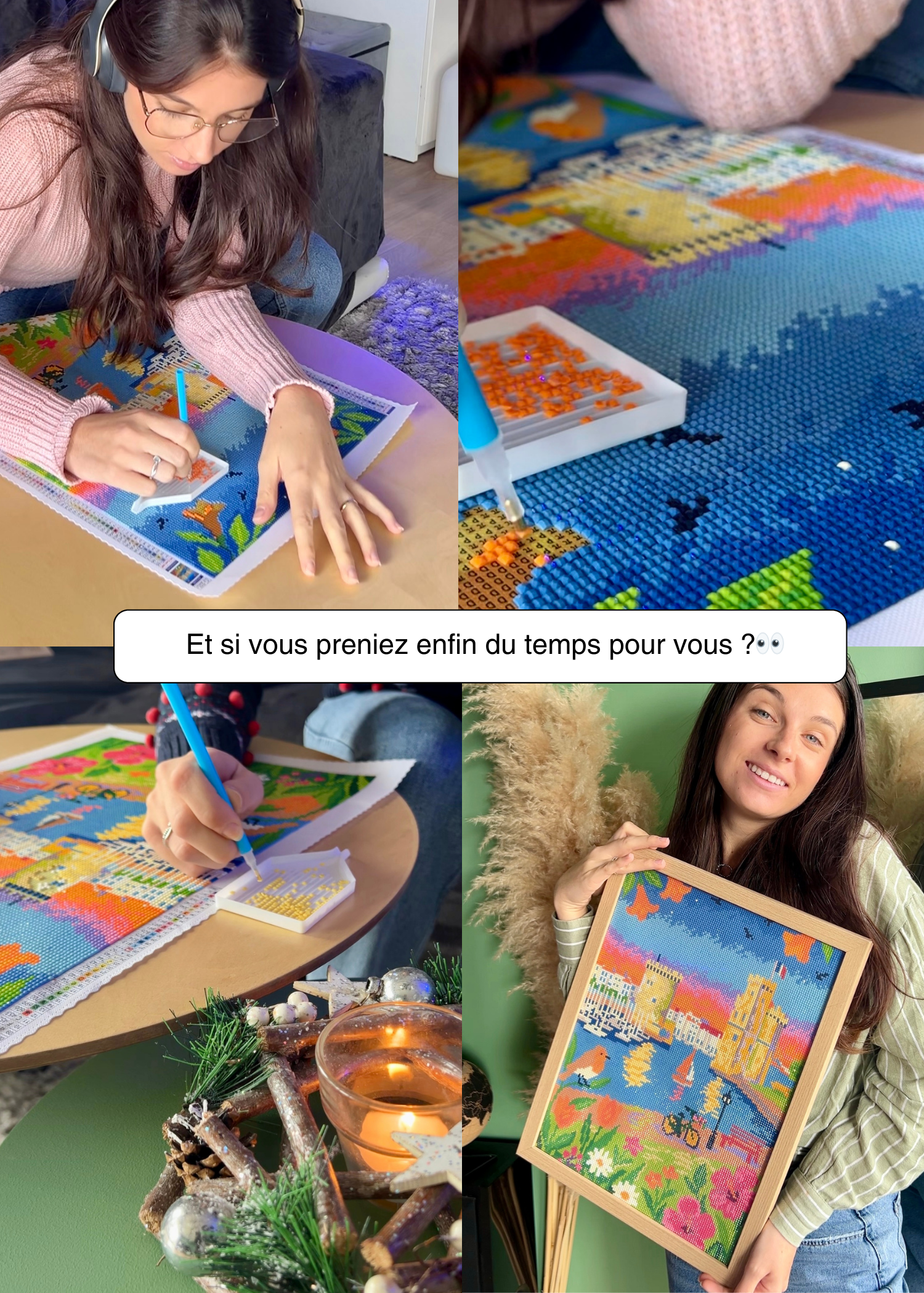 La Rochelle les Tours du Vieux-Port – Peinture en Diamant