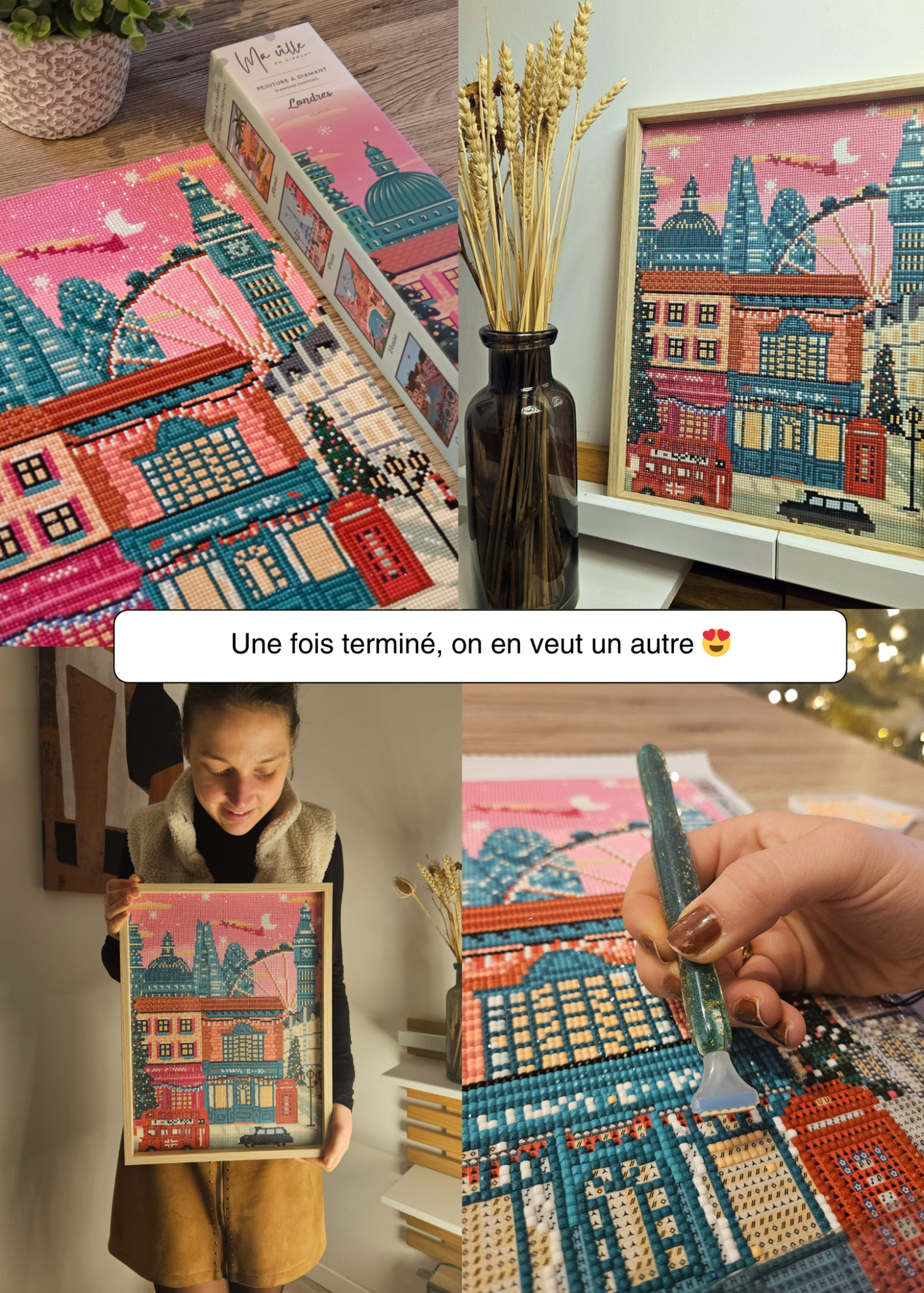 Londres à Noël - Peinture en Diamant - Ma Ville en Diamant