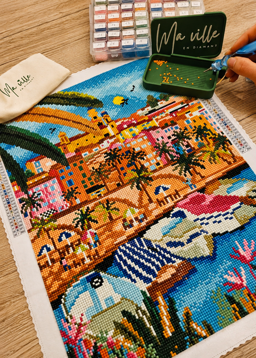 Menton - Diamond Painting - Ma Ville en Diamant