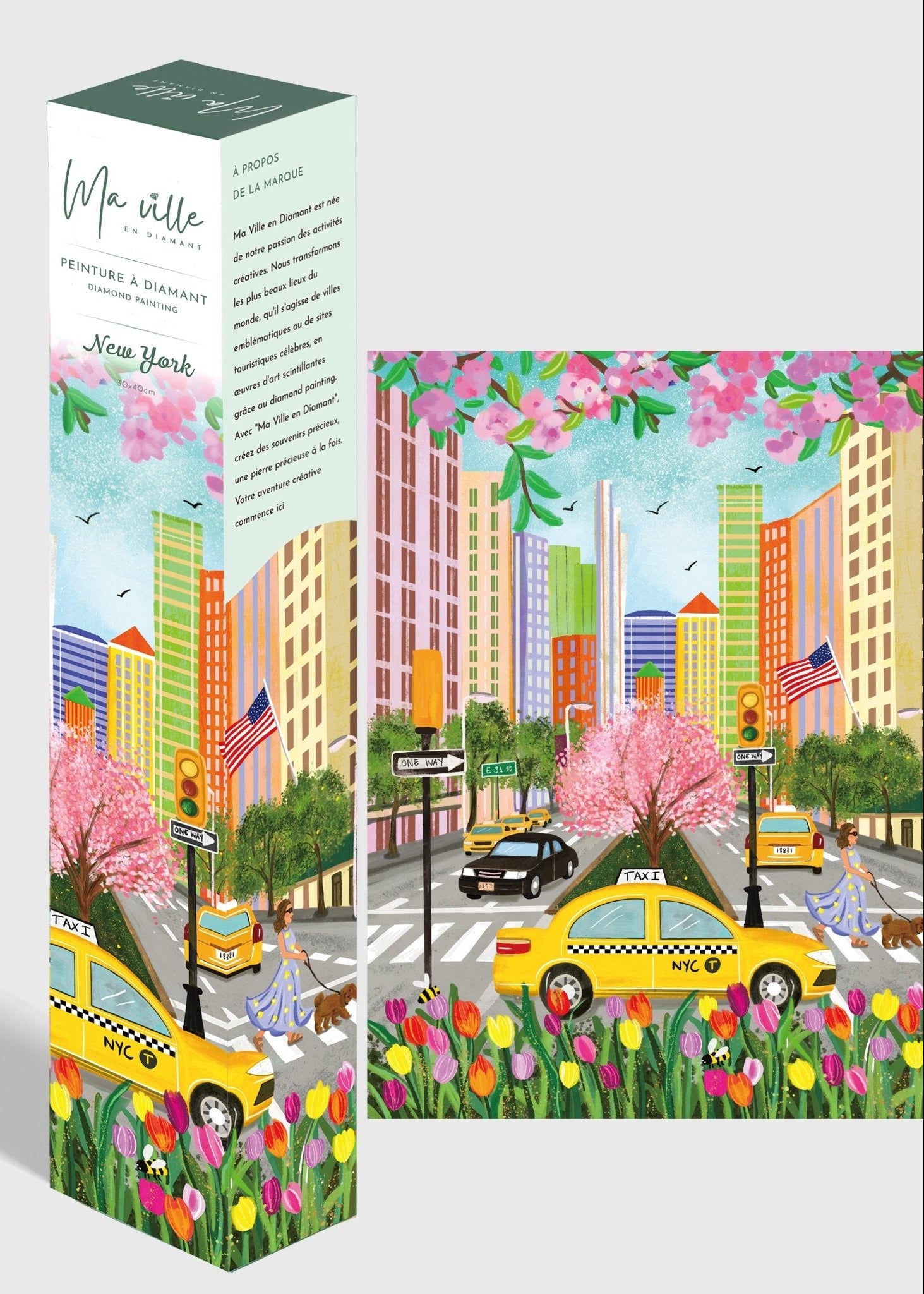 New York - Diamond Painting - Ma Ville en Diamant