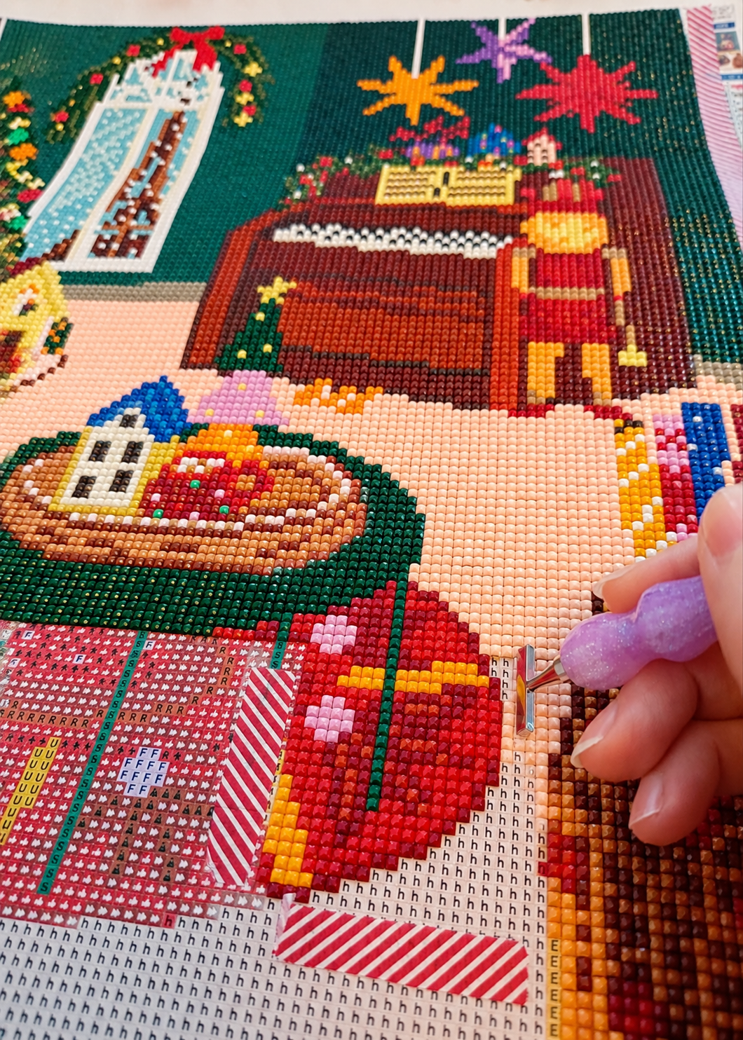 Paris à Noël – Diamond Painting - Ma Ville en Diamant