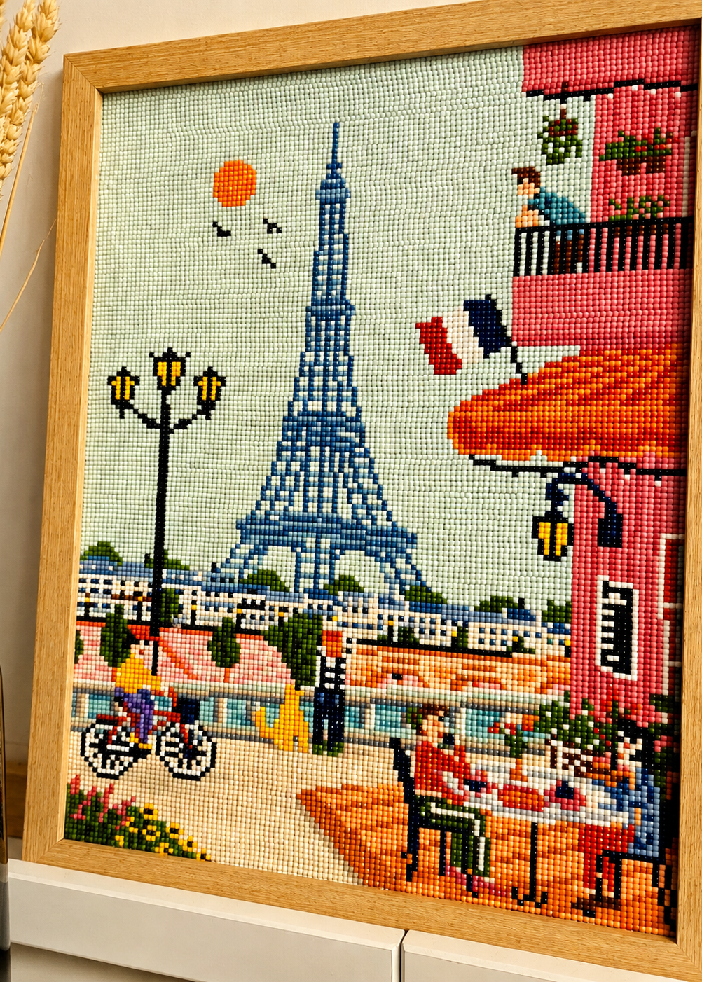 Paris vue tour Eiffel - Diamond Painting - Ma Ville en Diamant