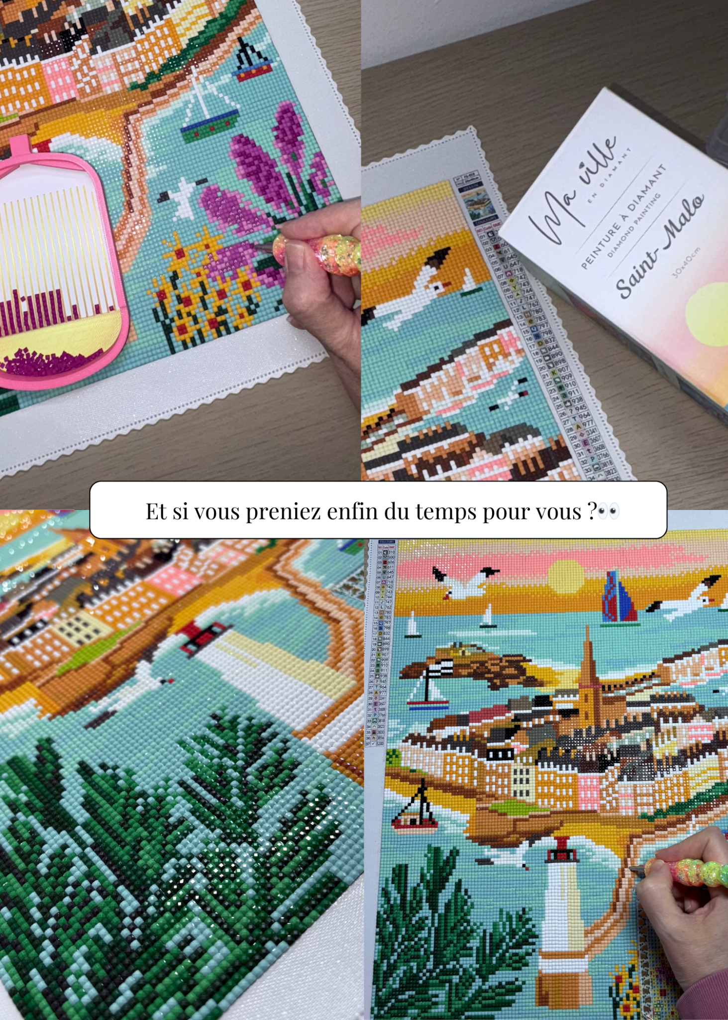 Saint Malo - Peinture en Diamant - Ma Ville en Diamant