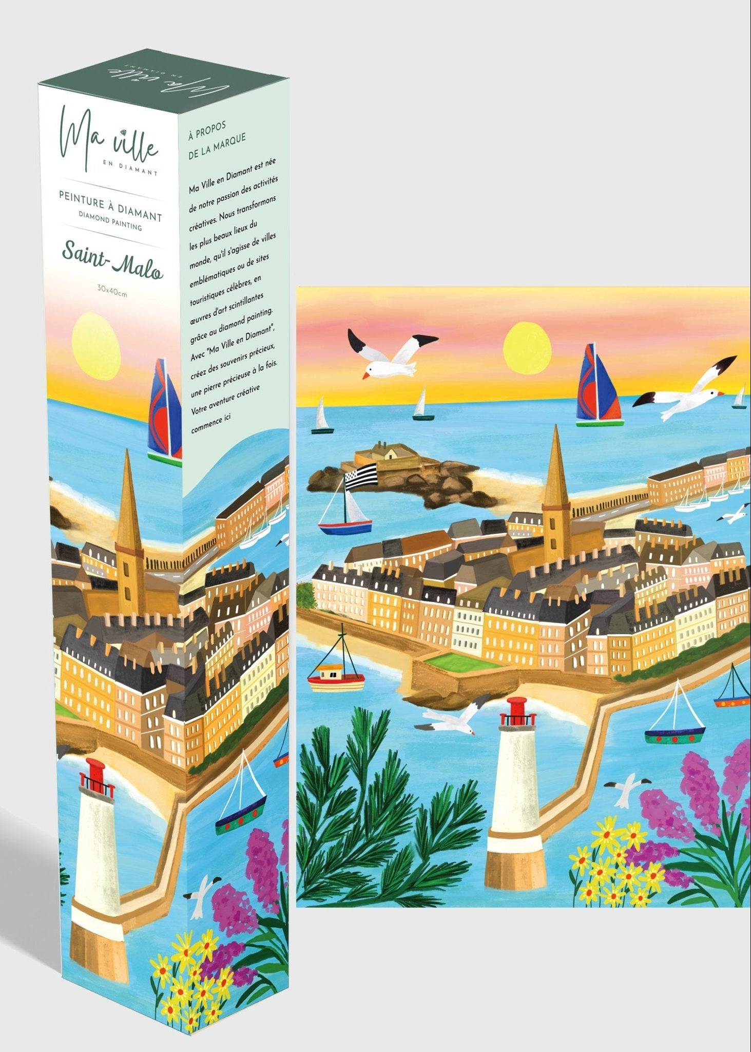 Saint Malo - Peinture en Diamant - Ma Ville en Diamant