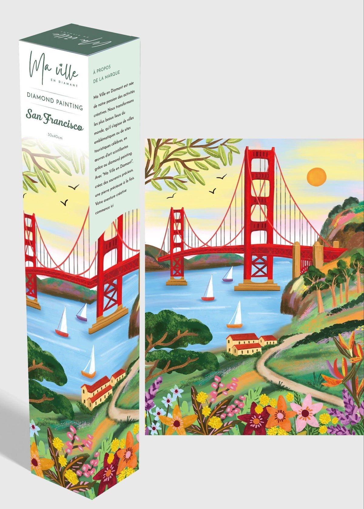 San Francisco - Diamond Painting - Ma Ville en Diamant