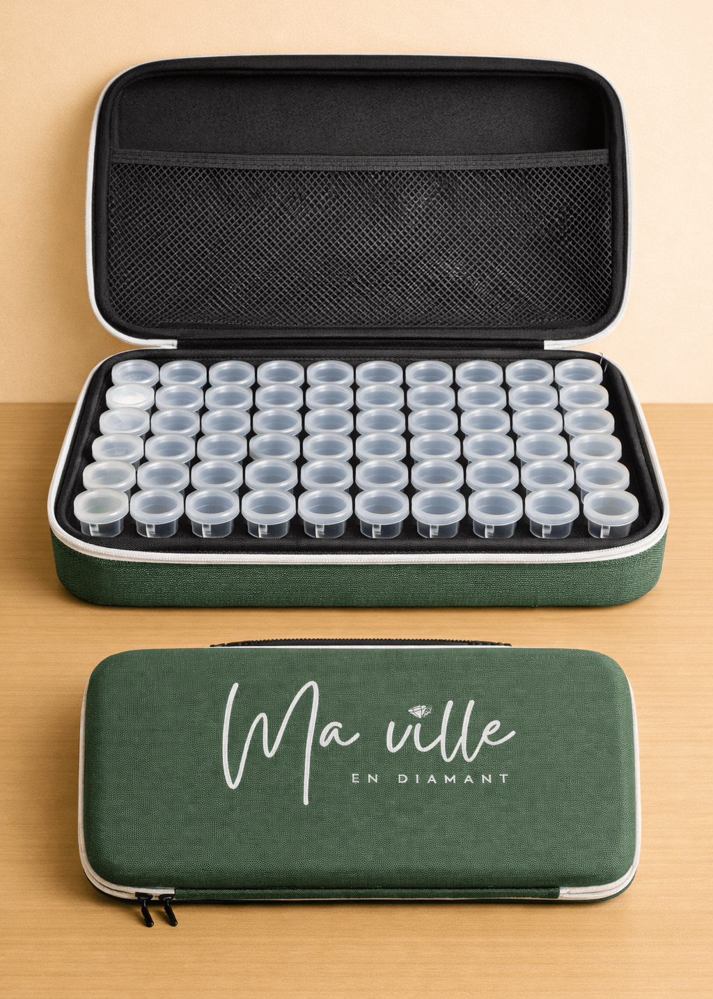 Valise de Rangement 60 Cellules - Ma Ville en Diamant - Ma Ville en Diamant